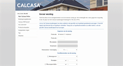 Desktop Screenshot of online.calcasa.nl