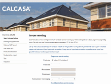 Tablet Screenshot of online.calcasa.nl